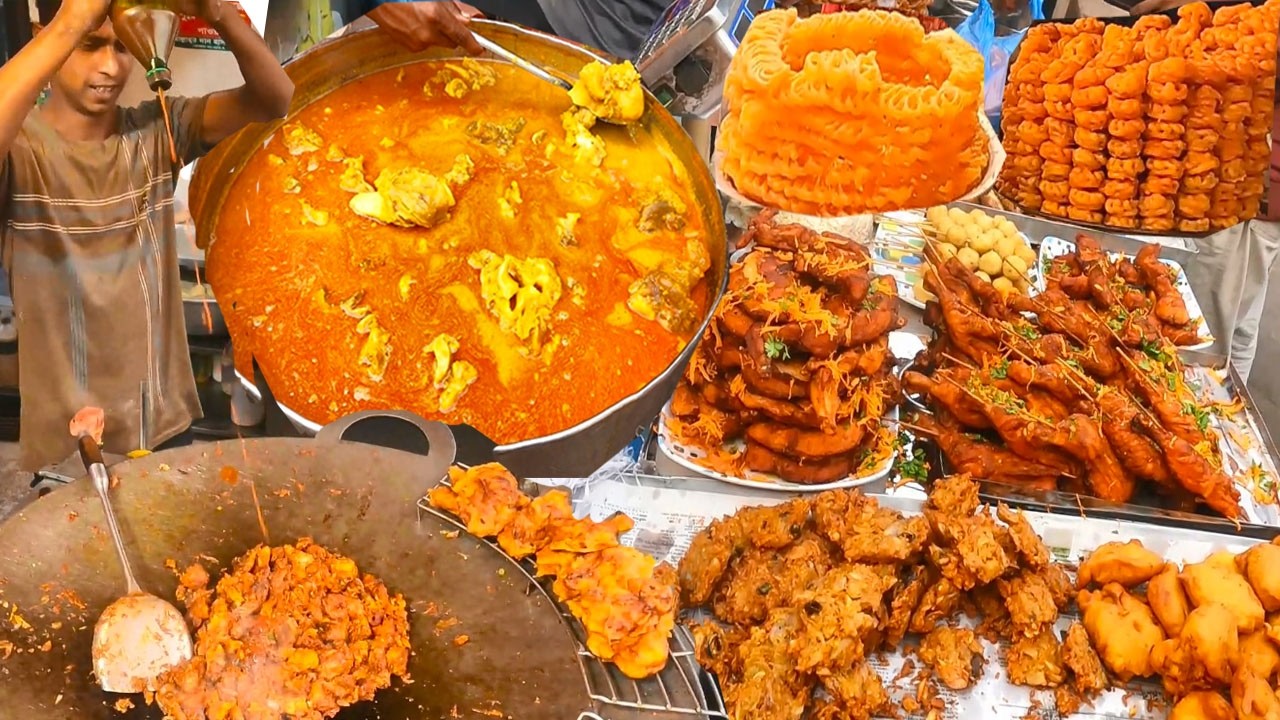 Hasan Mamar Ramzan Special Delicious Street food ! Chicken Chaap, Nalli Nihari Special ! Streetfood