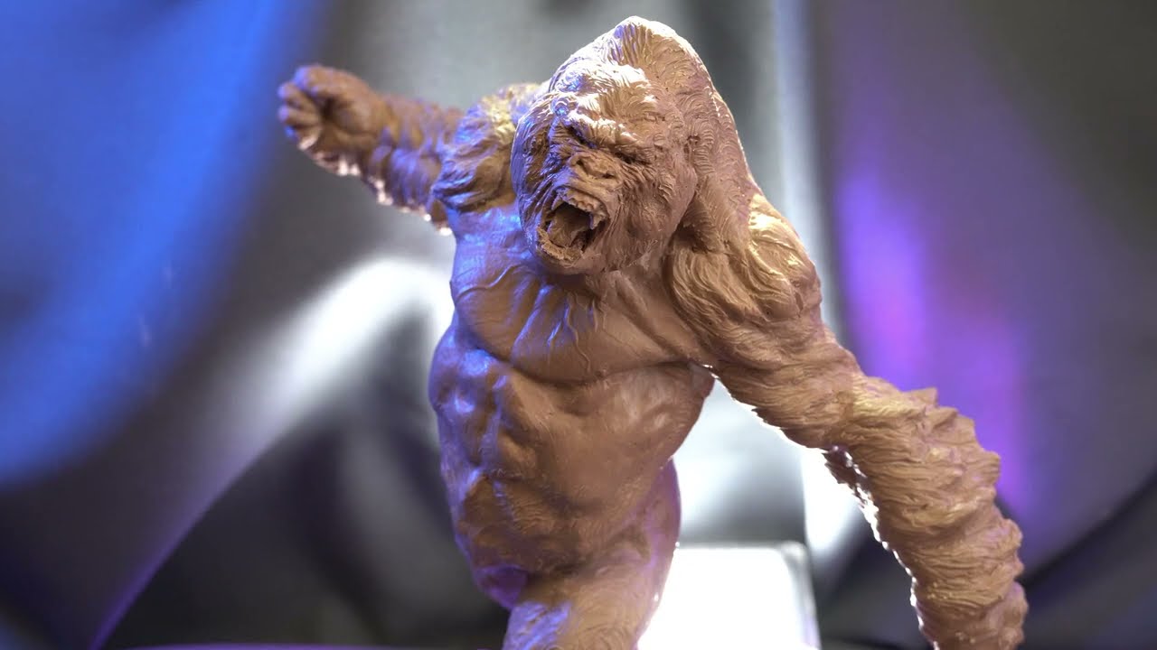 /Sculpting Timelapse/ GODZILLA VS  KONG