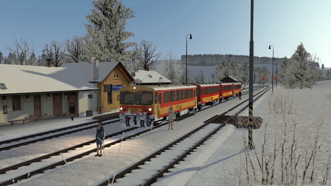 Driver’s Eye View ❄️ | Bzmot Cab View ❄️ | Winter Branchline Drive | Train Simulator Classic