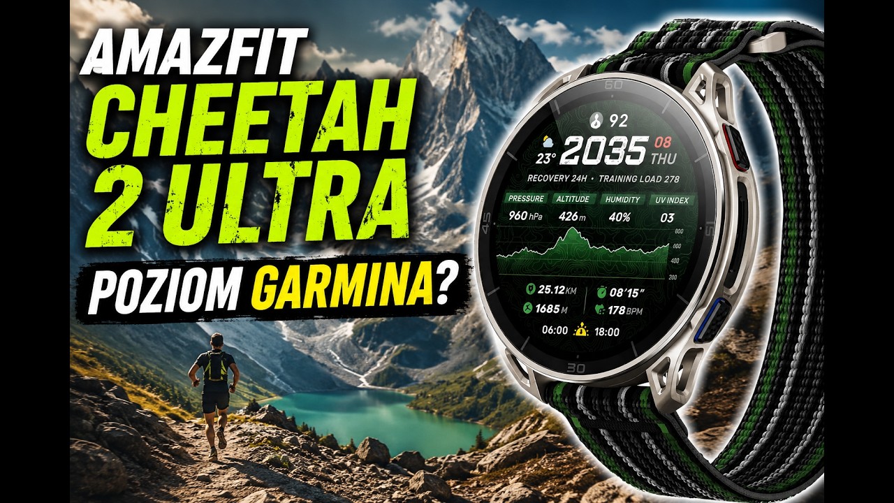 AMAZFIT CHEETAH 2 ULTRA - Czy to już poziom Garmina? [Recenzja sportowa]