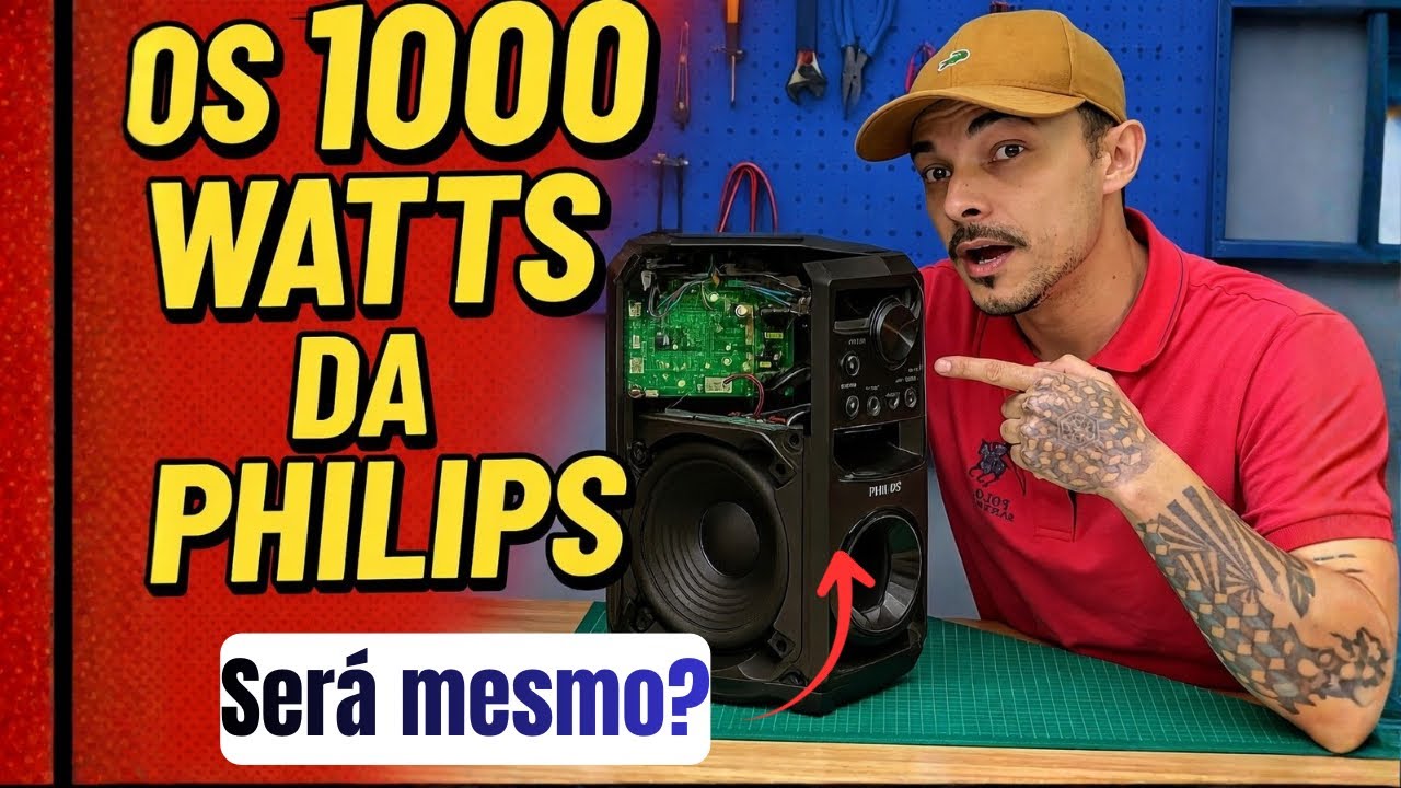 Os 1000 watts da Philips – Um reparo nada fácil!