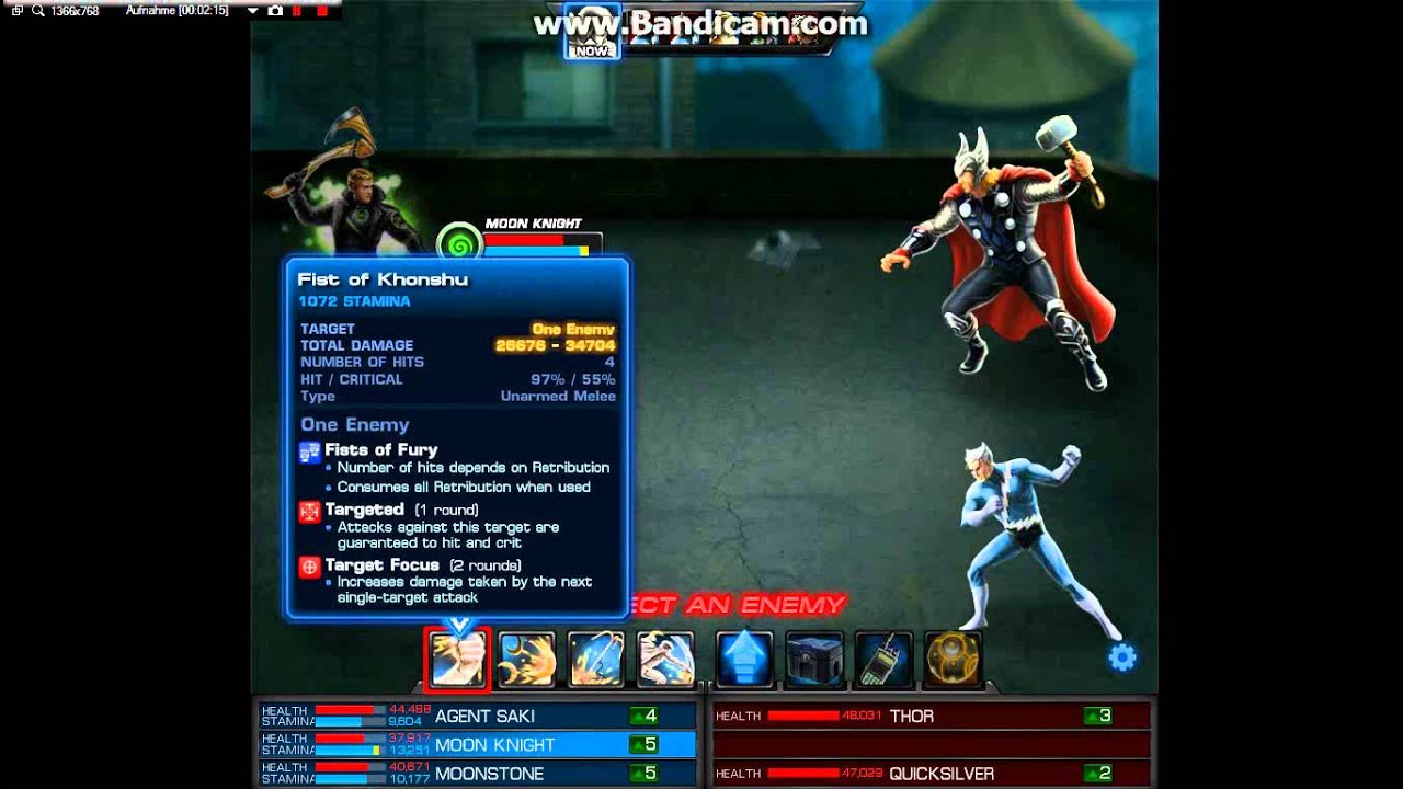 Marvel Avengers Alliance: Moon Knight & Moonstone