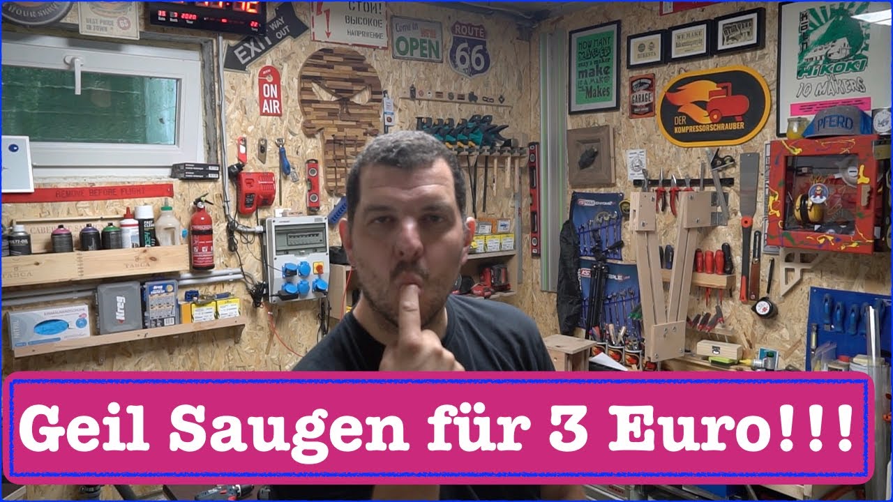 Absaugung für die Werkstatt! Billiger gehts nicht! blastgates waren gestern! absauganlage