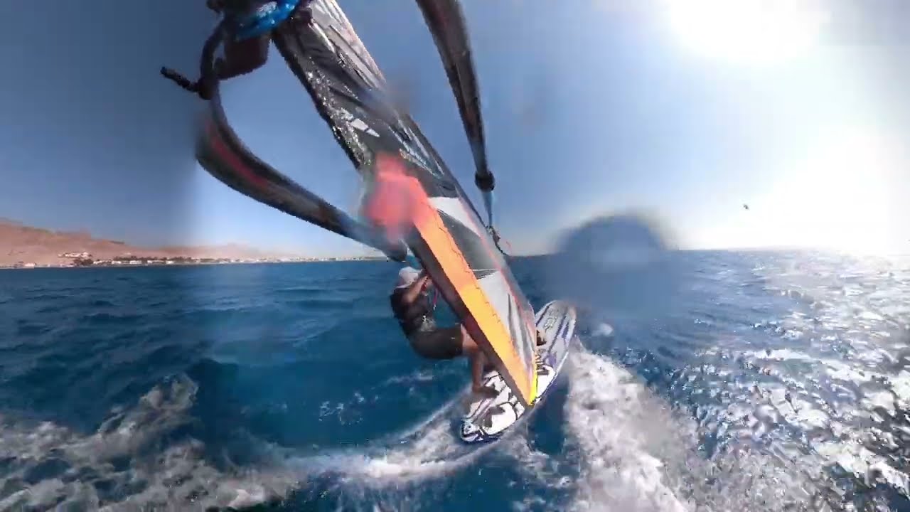 Windsurfing in Dahab, November 2021