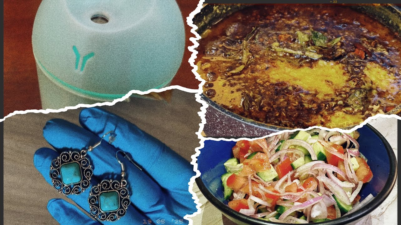 Temu haul aesthetic jewelry |dhaba style daal tarka| simple se Khana ko banaen Mazedaar