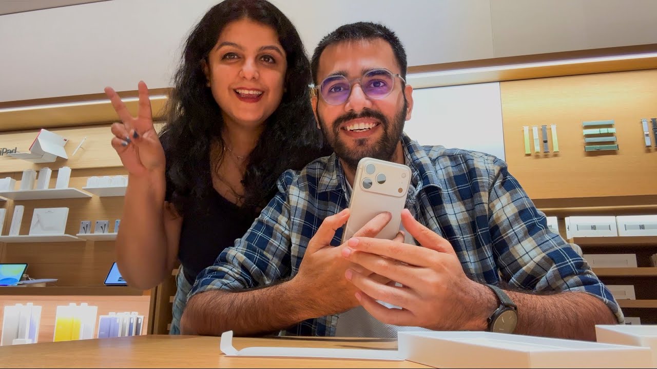 Bought New iPhone 17 Pro Max From Apple Saket 🤩 And Went On A Coffee Date ❤️