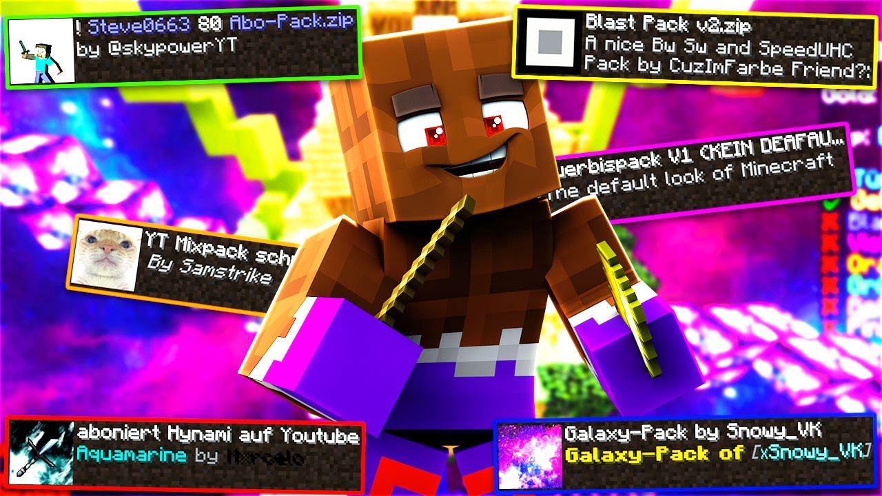 6 UNGLAUBLICHE ZUSCHAUER TEXTURE PACKS! (Random TP Challenge)