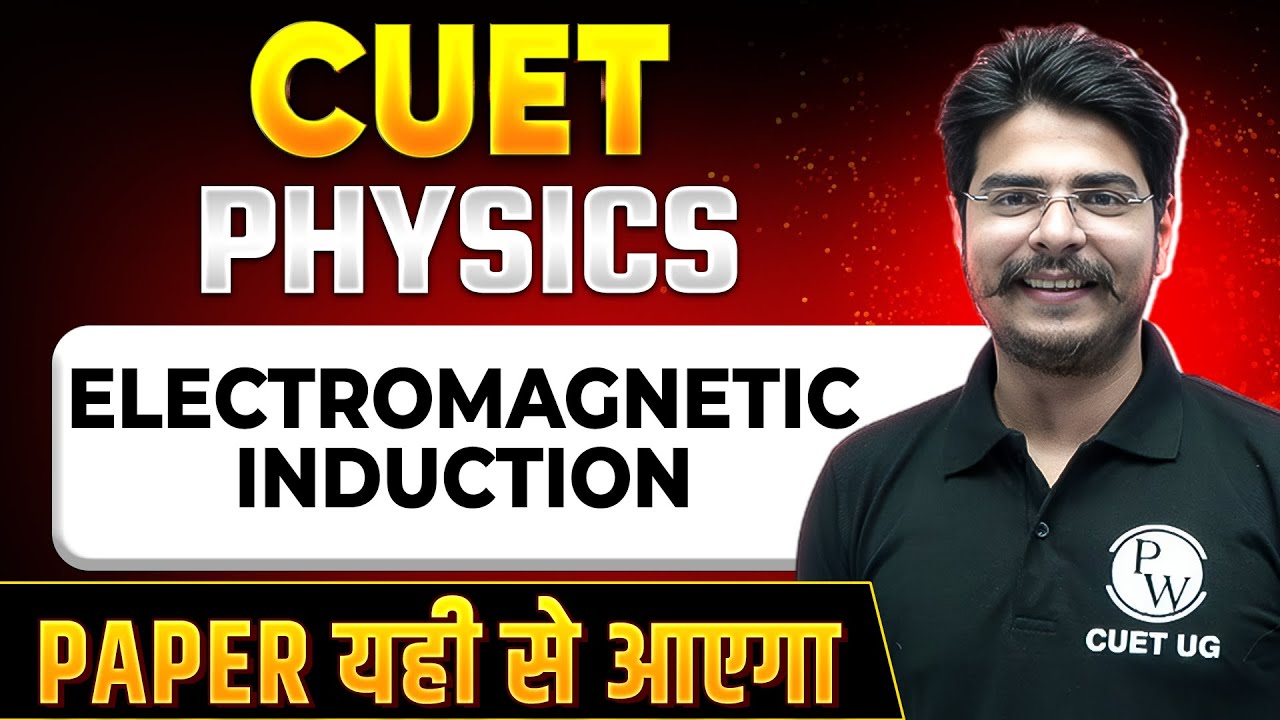 CUET Physics 2024: Electromagnetic Induction💯 | CUET Important MCQs 2024