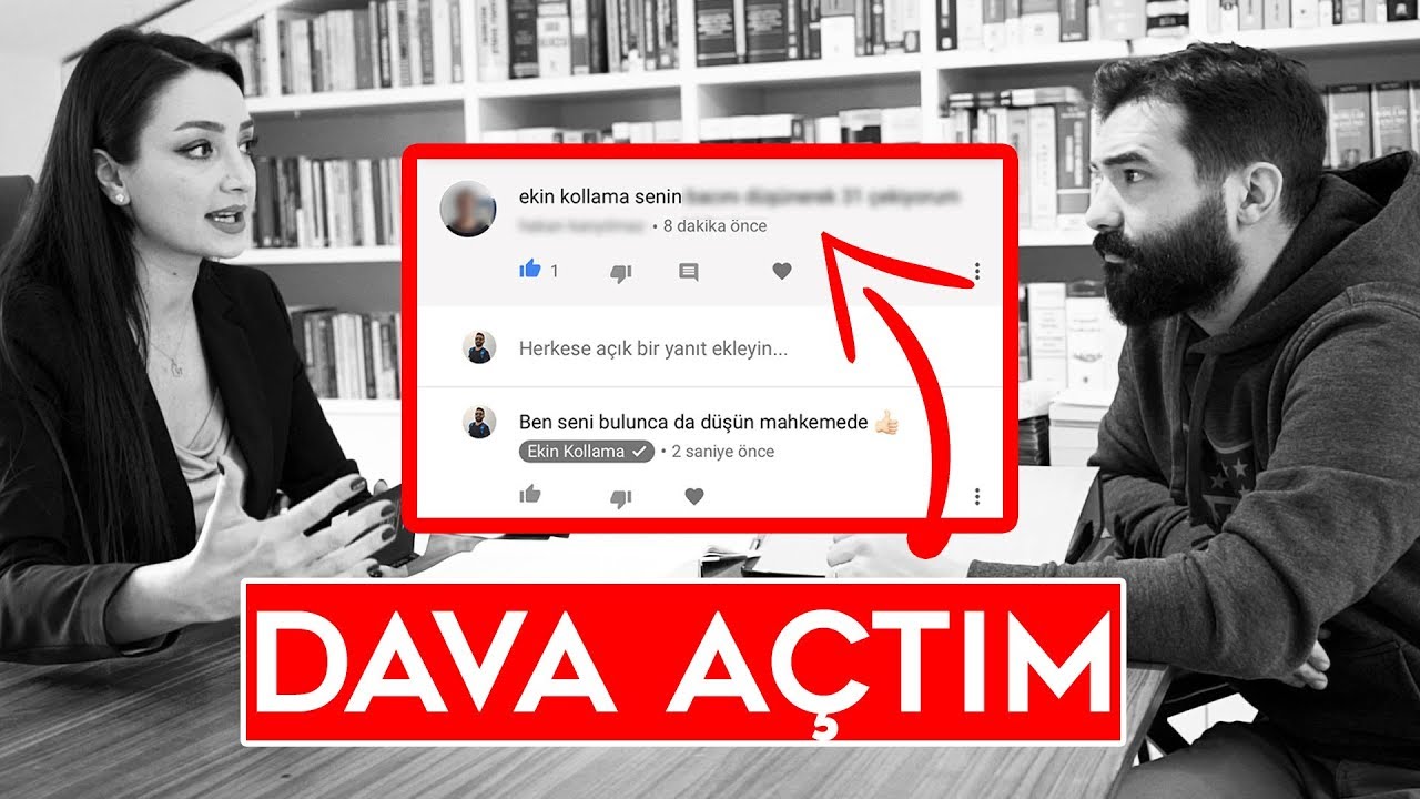 KÜFÜRLÜ YORUMA DAVA AÇTIM!