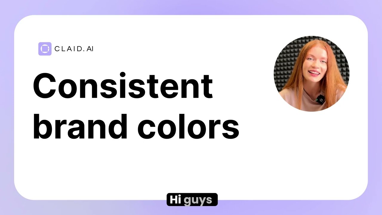 How to Create Beautiful Product Photos Featuring Your Brand Colors | Claid.ai Tutorial