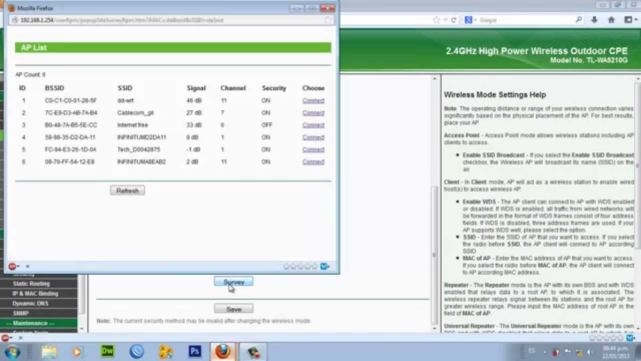 TP-LINK 5210G AP CLIENT ROUTER