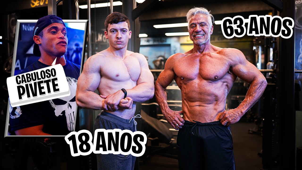 SHAPE DE 63 ANOS DE IDADE vs 18 ANOS DE IDADE