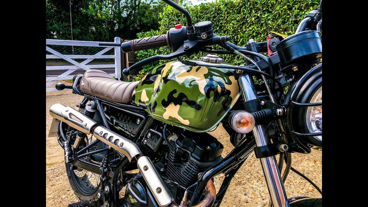Re-spraying Military Colour Petrol Tank Step-by-Step