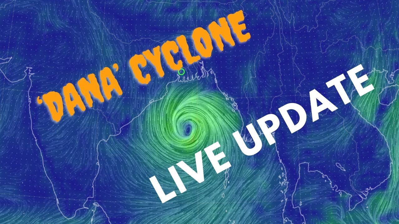 DANA Cyclone Live Update #cyclone #viralvideo #shortsvideo #shortvideos #dana