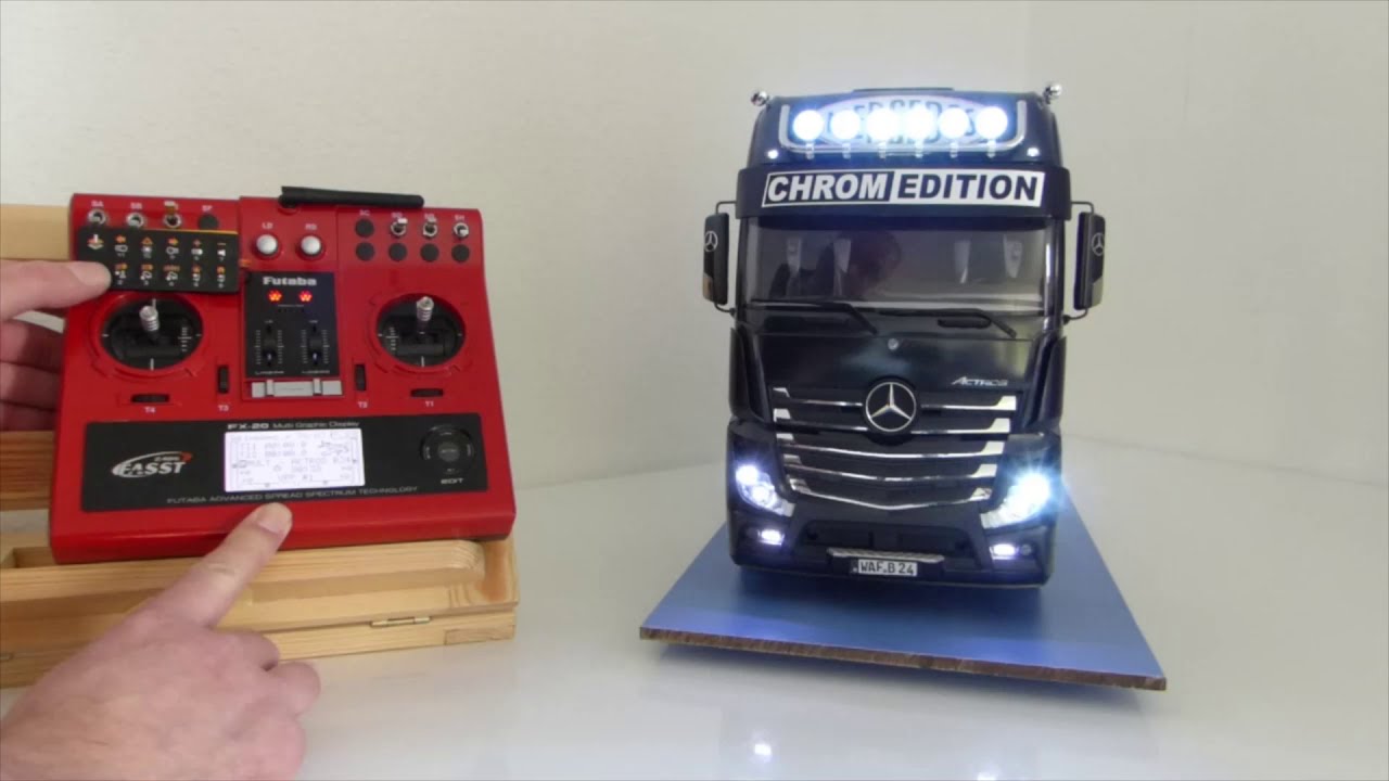 Kraftwerk Licht am Tamiya Actros MP4