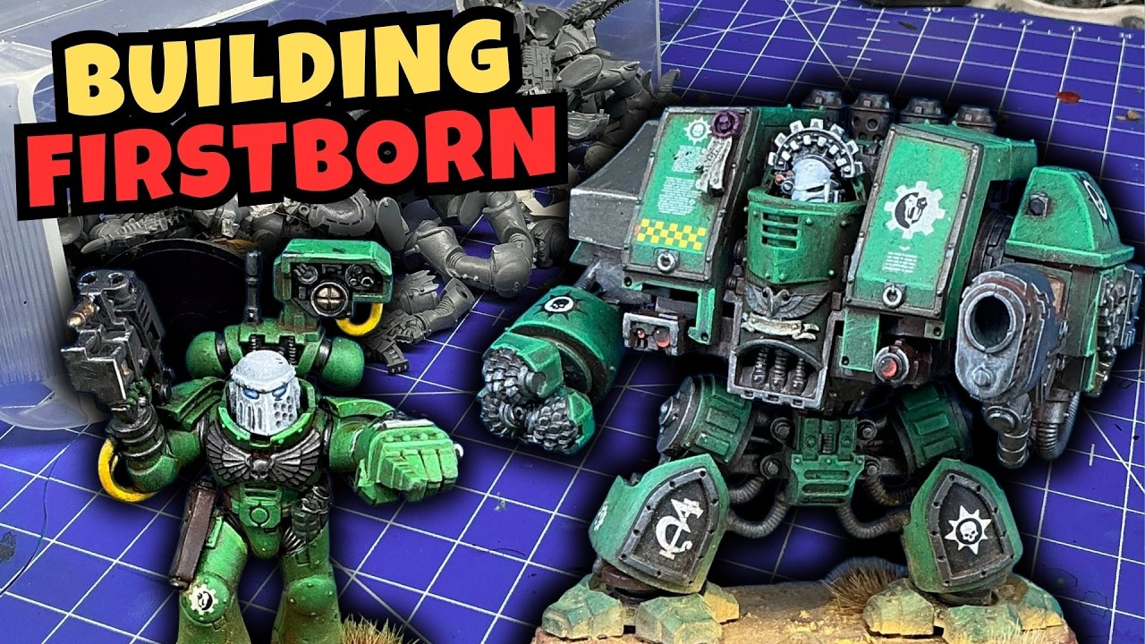 PAINTING AND KITBASHING FIRST BORNS AND NOT PLAYING TAU FIRE WARRIOR