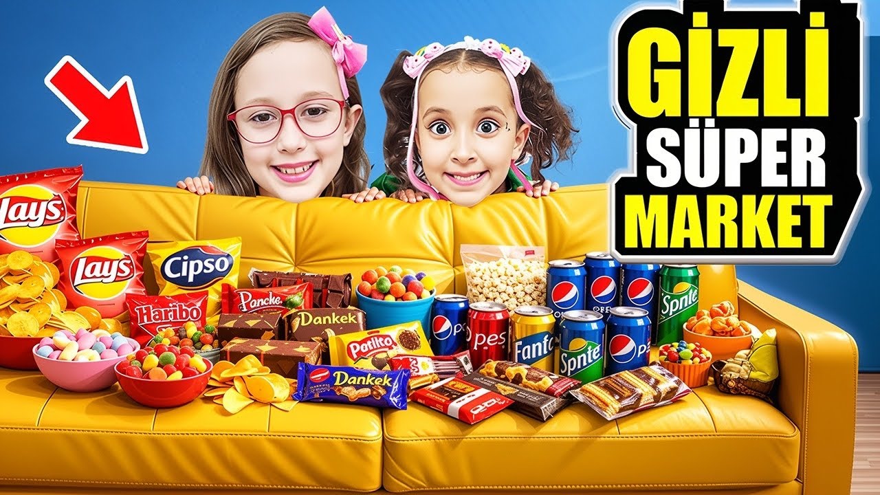 ANNEMDEN GİZLİ EVE SÜPER MARKET KURDUK !! 