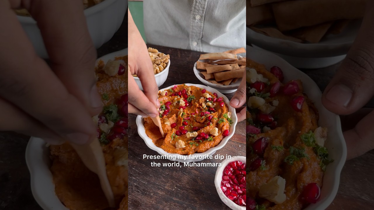 My most favourite dip in the world - Muhammara recipe 😍