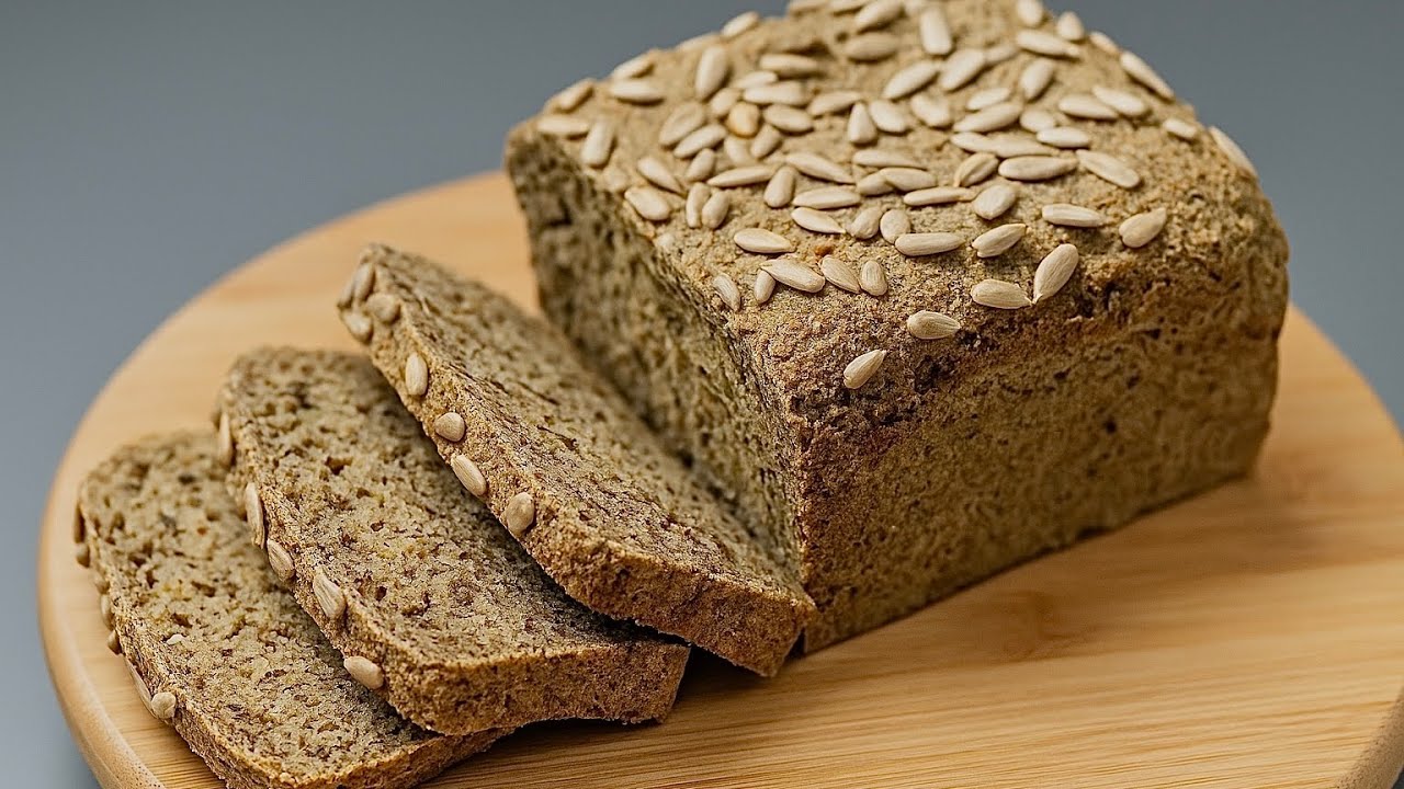 Healthy High-Fiber Bread | Good for Digestion & Gut Health .no yeast, no flour, no eggs.
