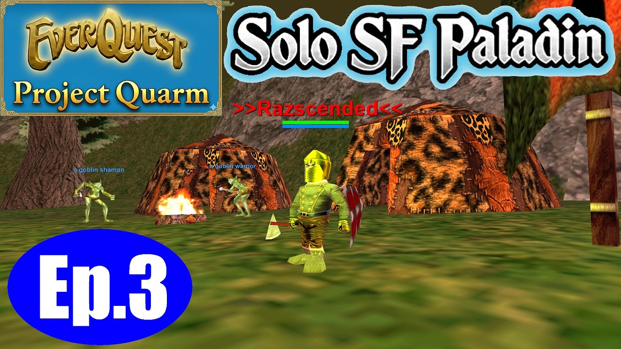 Everquest: Quarm | Solo Self Found Paladin Ep.3 | Conqueror of Misty Thicket & The Commonlands