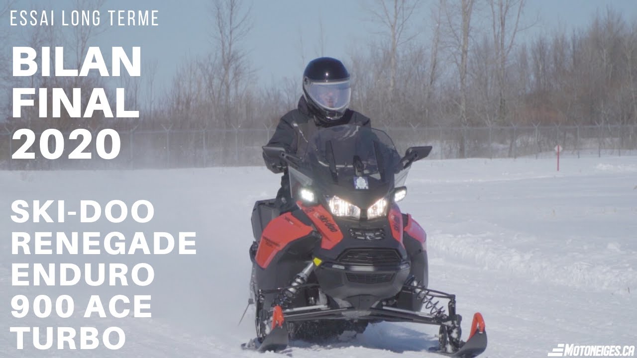 2020 Ski-Doo Renegade Enduro 900 ACE Turbo - Bilan final