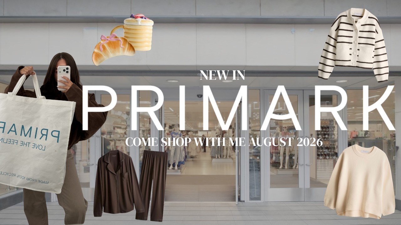 НОВИНКИ PRIMARK АВГУСТ 2026 ПОХОДИТЕ ПО МАГАЗИНАМ СО МНОЙ 🤍 пижамы, летние образы, вирусный трико...