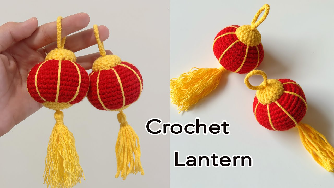 Easy Crochet Lunar New Year Lantern 🧧✨ | Cute & Festive Decoration for Beginners