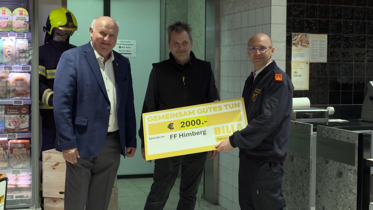 Pfandspenden für die Feuerwehr Himberg