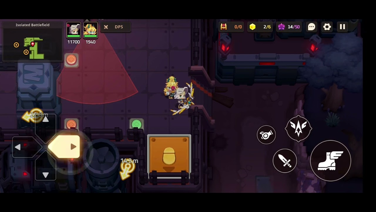 Guardian Tales 17 - 5《Isolated Battlefield》 Near-Full Clear - 2 Stars