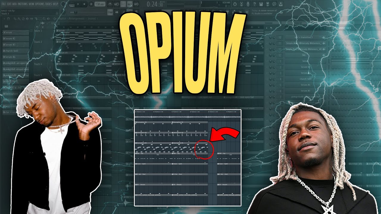 HOW TO MAKE OPIUM BEATS FOR DESTROY LONELY AND KEN CARSON! (FL STUDIO TUTORIAL)
