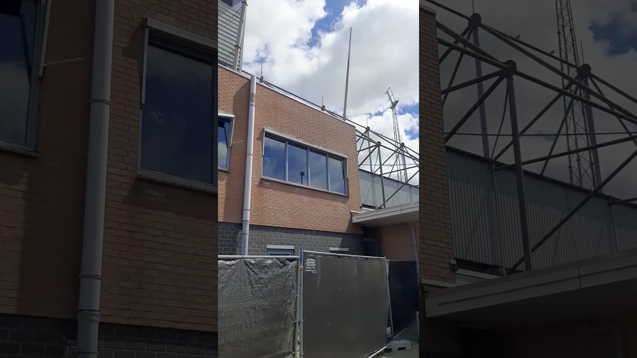 Het oude Cambuurstadion. Zo jammer van de vernielingen