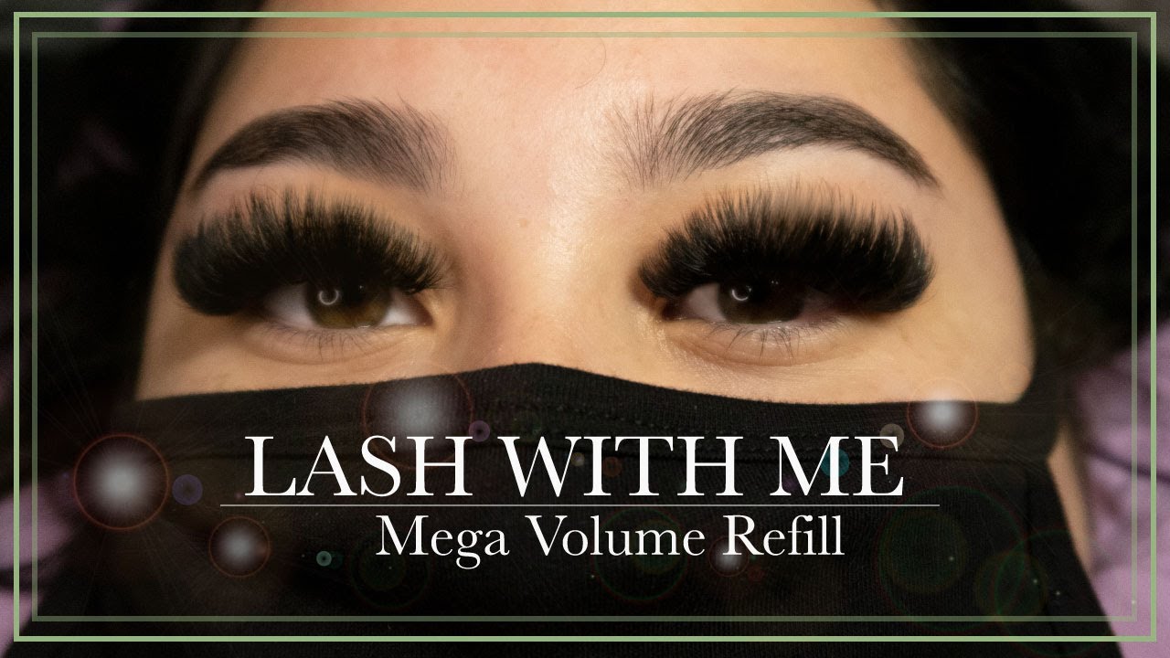 LASH WITH ME: Mega Volume Refill (taping techniques)