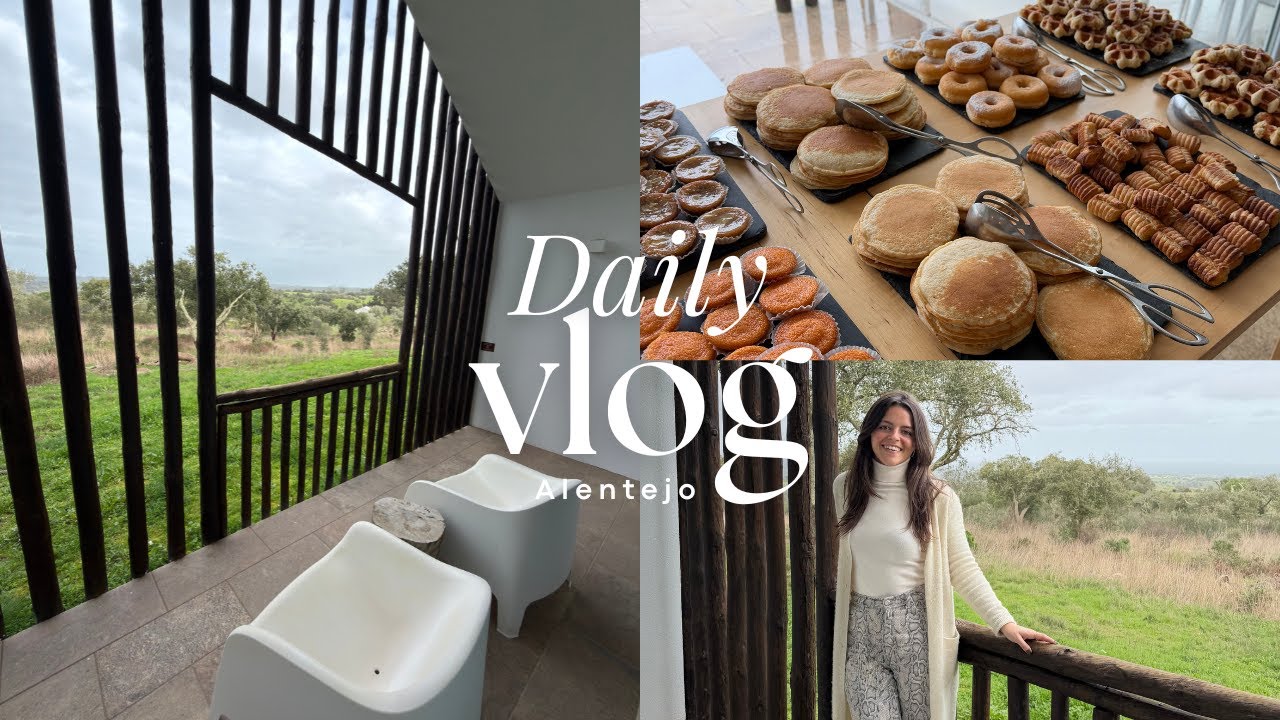 Vlog 1 - Fim-de-semana no Alentejo, aniversário dos 31, pequeno-almoço de hotel