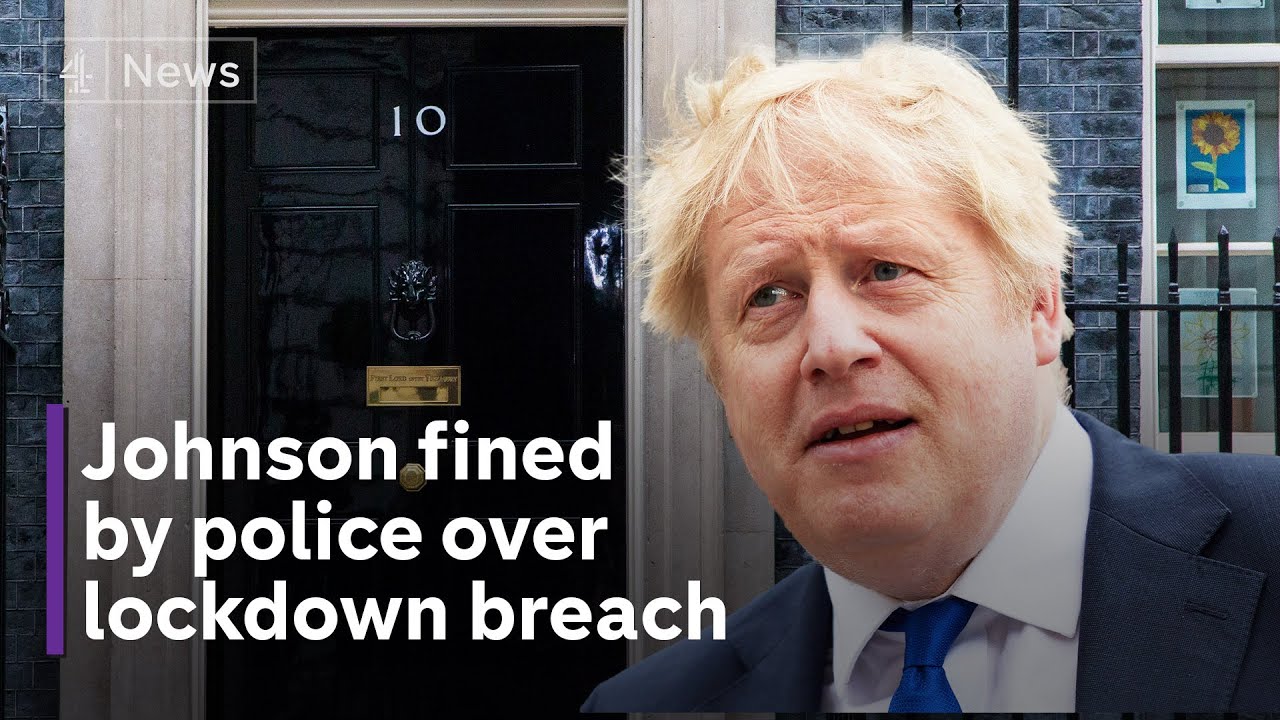 Boris Johnson and Rishi Sunak fined by police over lockdown party