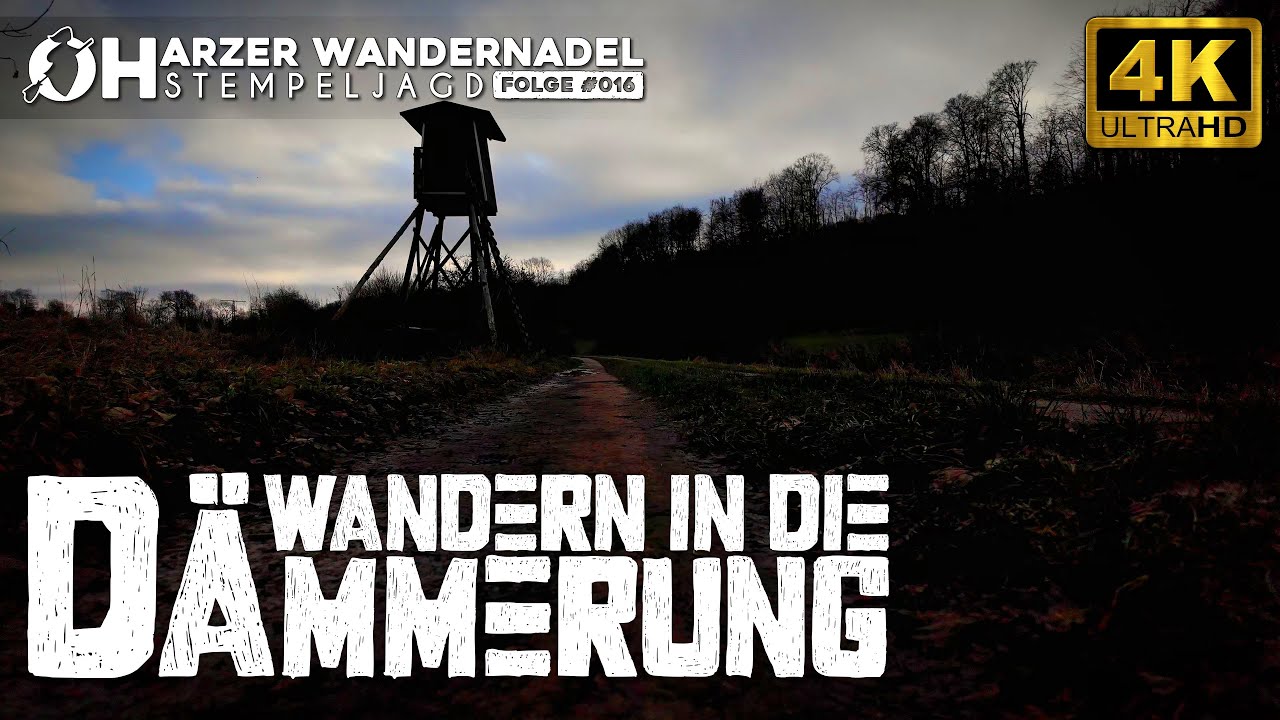 Harzer Wandernadel Stempeljagd #016 - Wandern in die Dämmerung - Neustadt - Harzer Holzdampflok