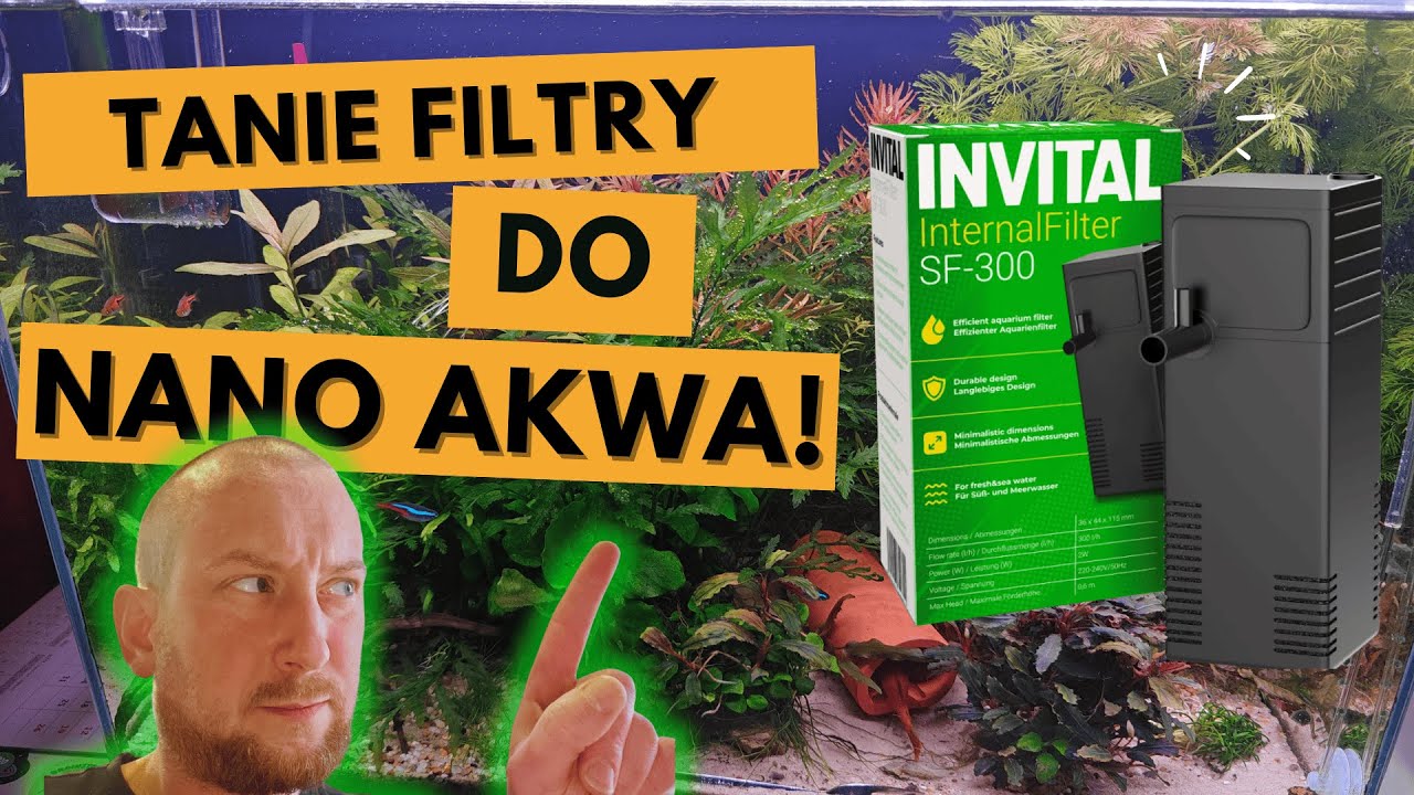 Tanie Filtry Invital SF-200 i SF-300 &ndash; Idealne do Krewetkarium i Małych Zbiornik&oacute;w.
