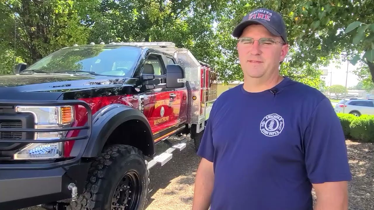 Wichita Fire Department Brush Truck walkaround with Lieutenant Finan