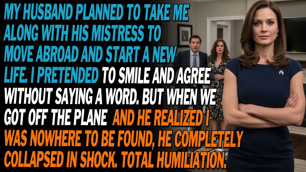 ✈️ Husband Brought Me And His Mistress To The U.s.—he Went Pale When I Disappeared At The Airport.