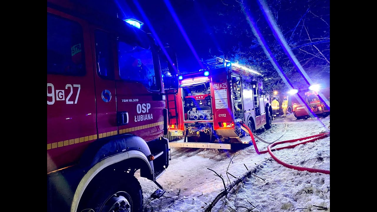 Spłonęły dwa domy w gminie Kościerzyna