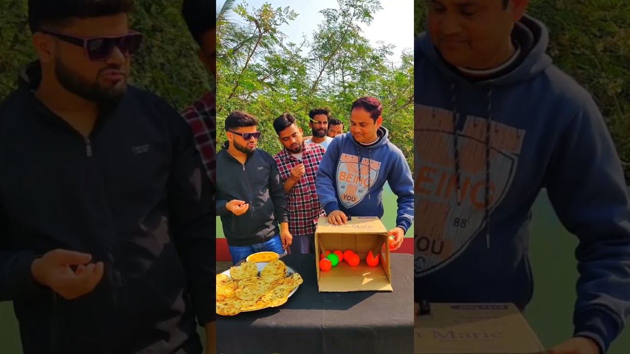 Guess The Green Ball And Eat Unlimited Parotha