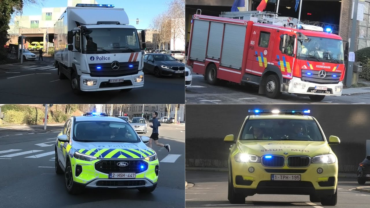 (Ford Kuga) Politie, Brandweer, Ziekenwagens, Mug met spoed bij delta ziekenhuis