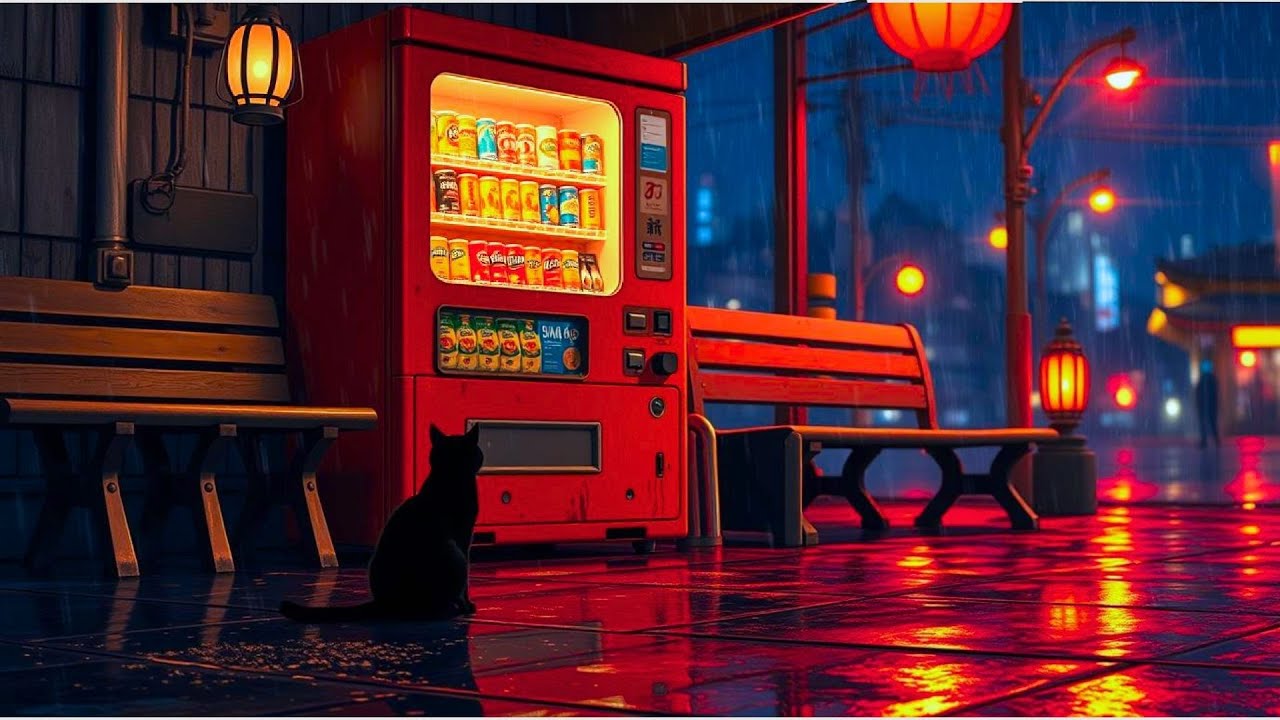 Late Night Rain 🌙 Slow Lofi & City Ambience
