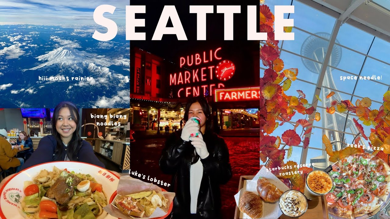 seattle vlog ☕🌧 | what to do in seattle, starbucks reserve roastery, pike place market, & many more!