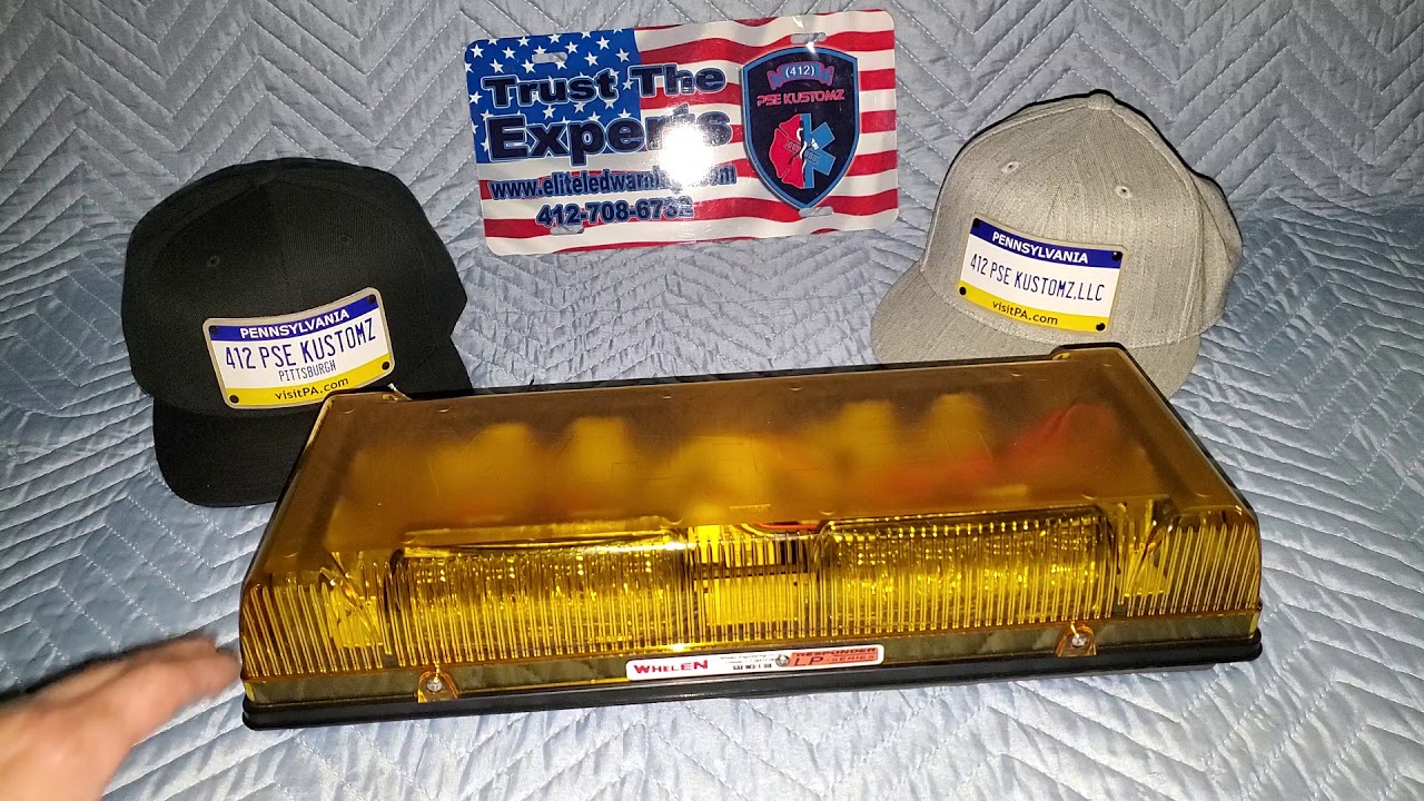 Custom Whelen Responder LP Amber Mini Light Bar