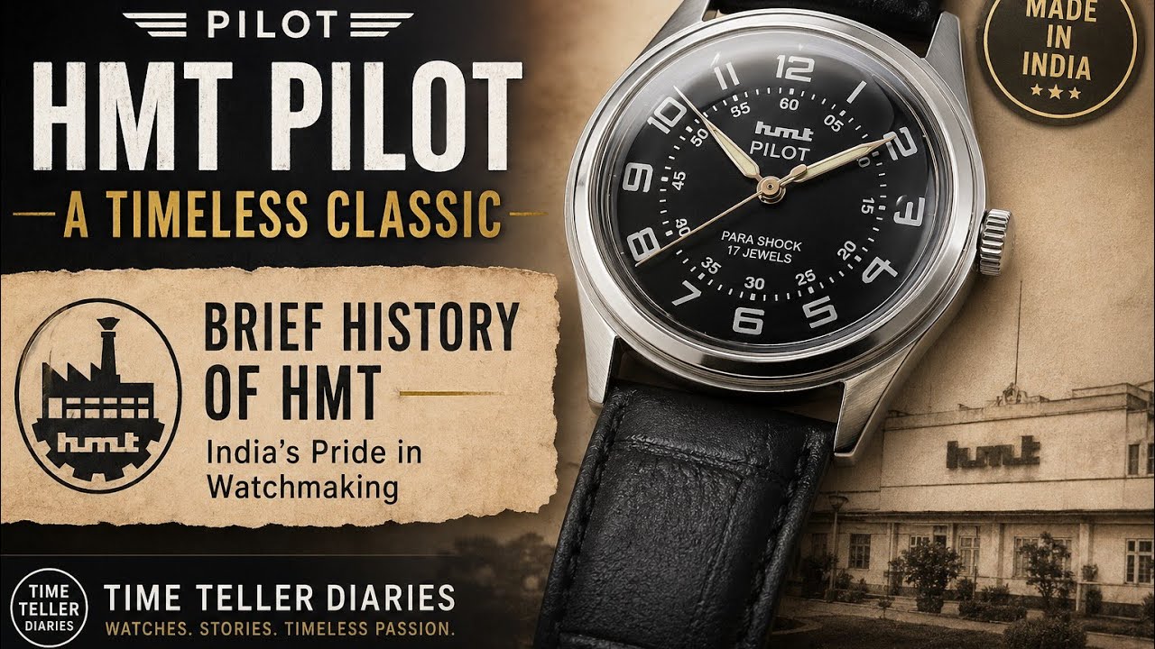 HMT Pilot - A Timeless Mechanical Watch From India