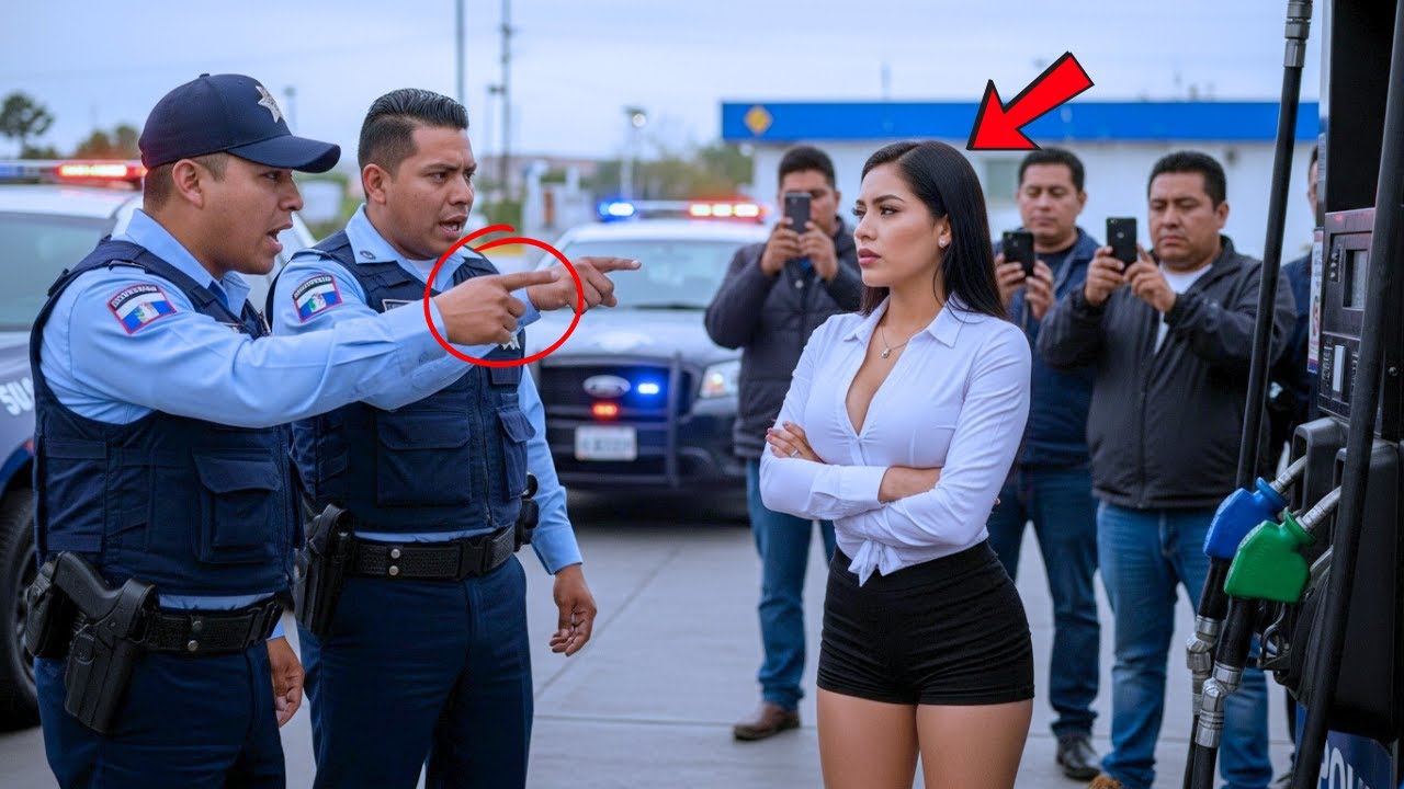 Policías amenazan una mexicana en gasolinera — luego descubren que era una agente encubierta del FBI