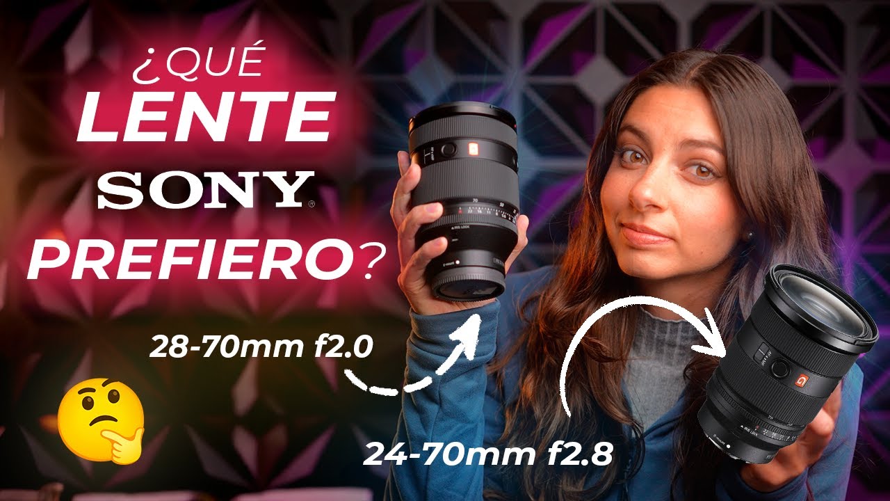 ¿POR QUÉ DOS LENTES SIMILARES? 🎥 ✨| Sony 24-70mm f2.8 GM II VS 28-70mm f2 GM
