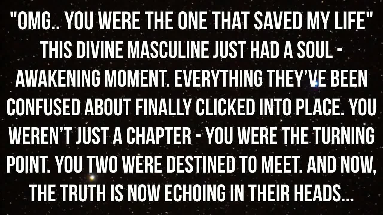 😳 “OMG   You Saved Me” This DM JUST Realized Why The Universe Brought You In Their Life…