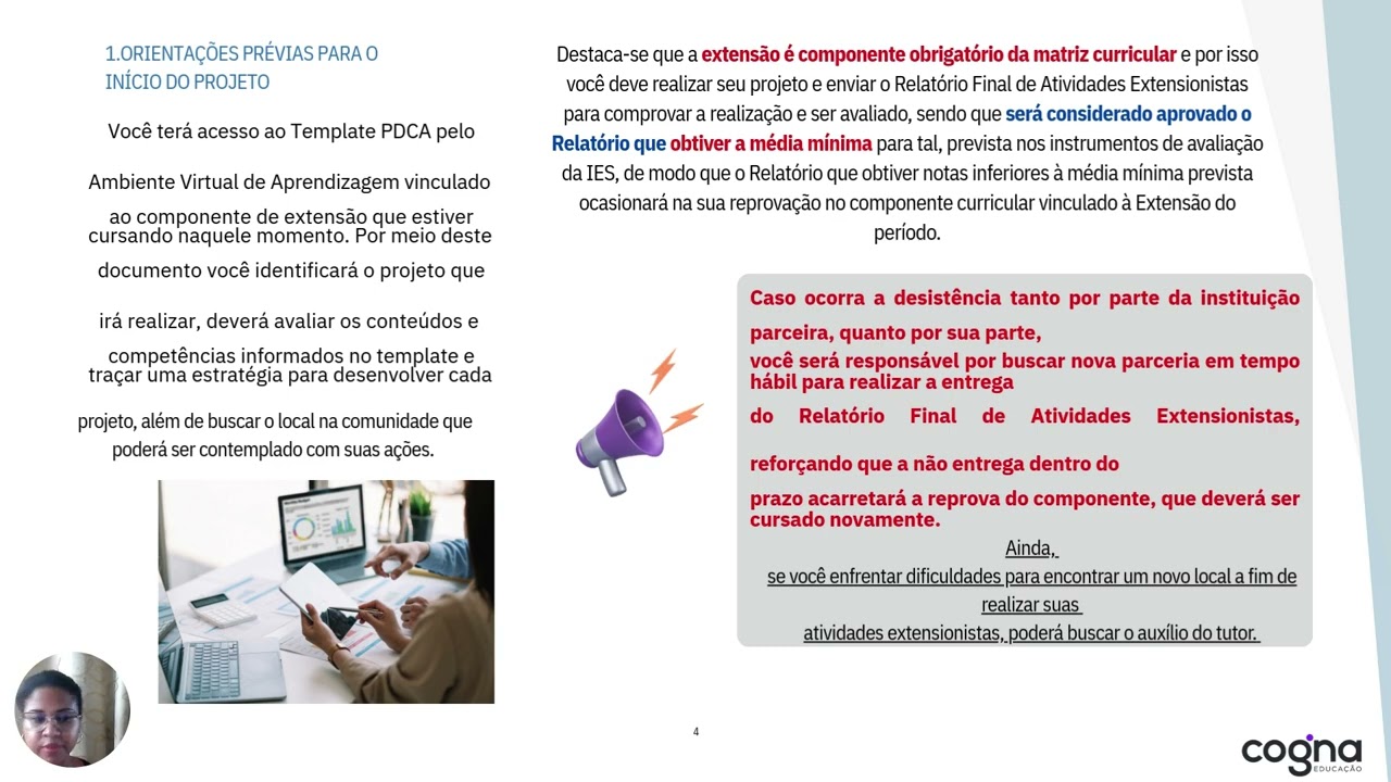 INFORMAÇÕES IMPORTANTES! PROJETO DE EXTENSÃO I#unopar #anhanguera