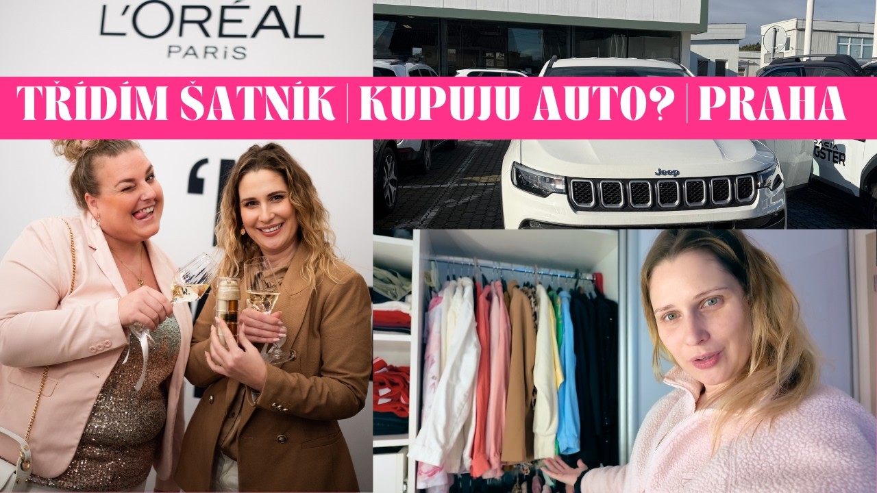 🚗 KONEČNĚ MÁM NOVÉ AUTO! | TŘÍDĚNÍ ŠATNÍKU 